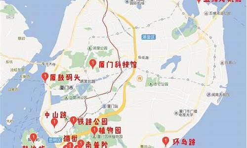 厦门景点分布_厦门景点分布图